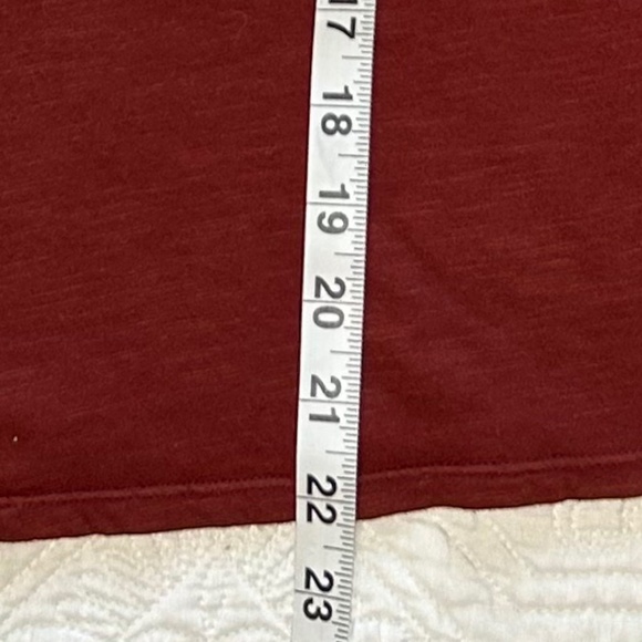 Anthro Top w/Gauze Sleeves - Rust - Picture 9 of 13